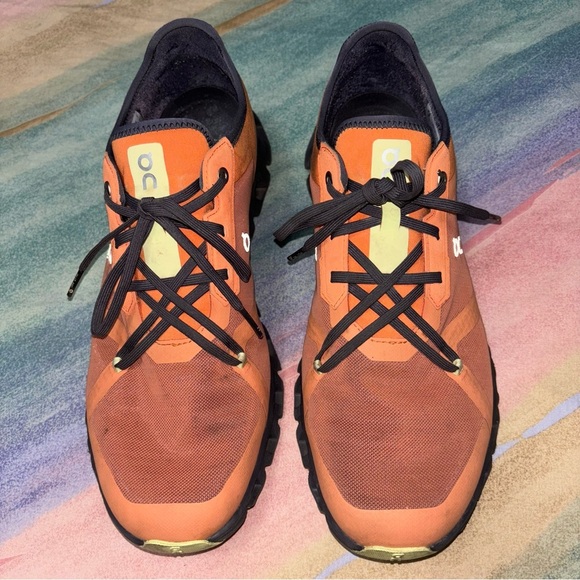 On Runny Cloud X 3 AD Sneakers men size 11.5 orange shadow - Picture 5 of 11